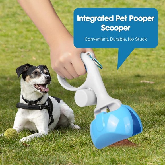 Pet Pooper Scooper for Dogs and Cats with Trash Bags Holder(1 Pack) - Picture 4 of 10
